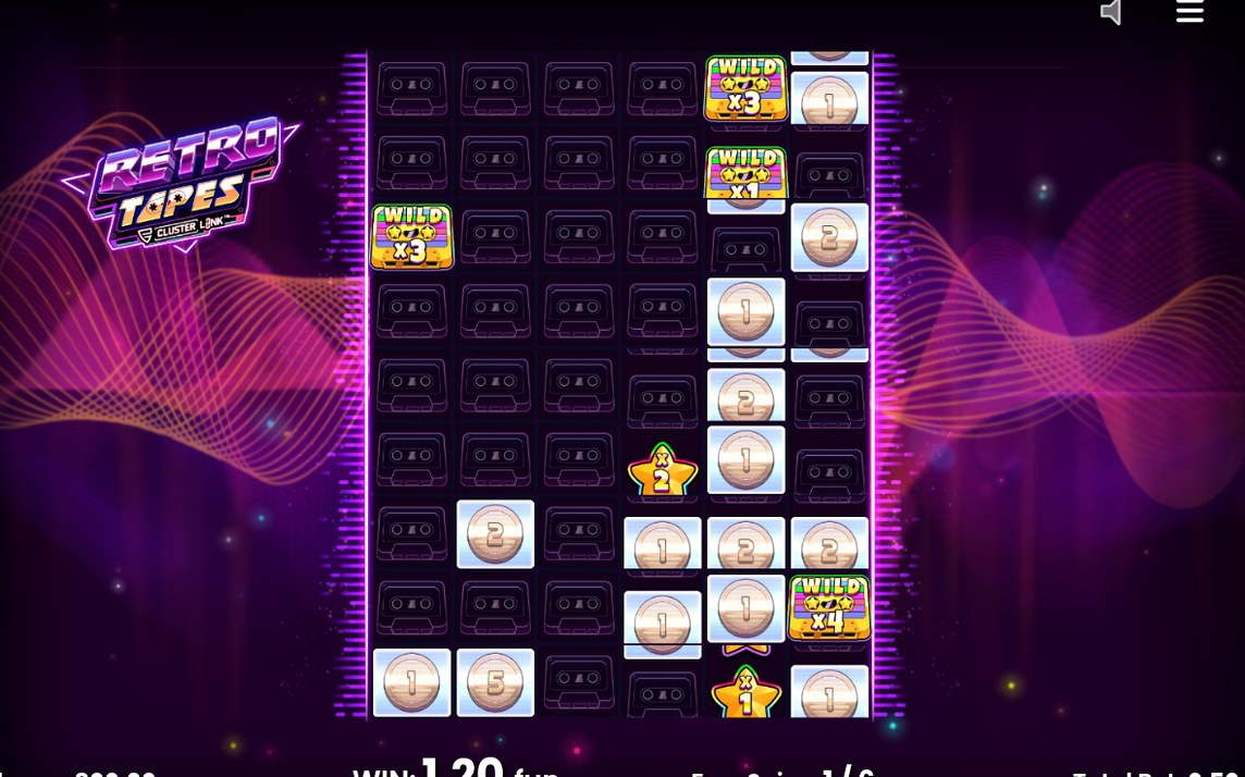 Free Spins-läget där Wild Tape-symboler omvandlas under rundan
